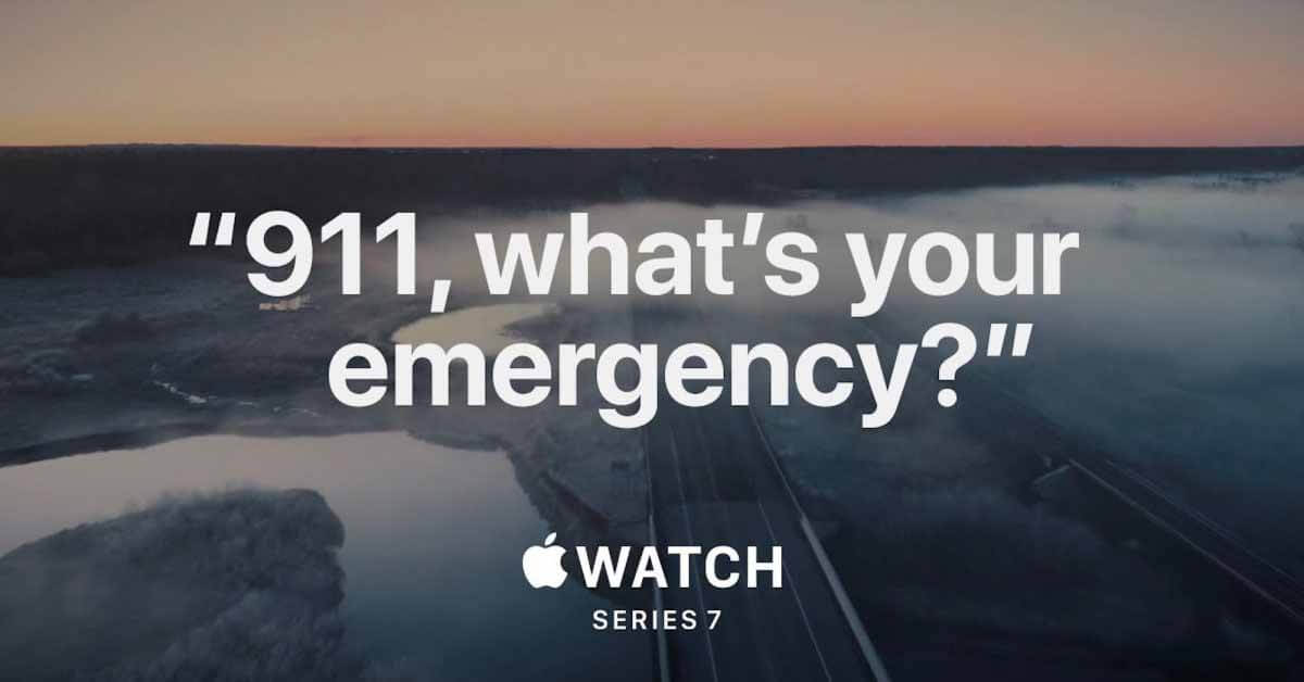Apple рекламирует функцию экстренной помощи Apple Watch в видеоролике 911