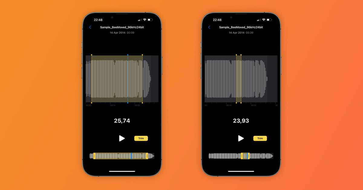 Audio Trimmer позволяет пользователям легко обрезать любые аудиофайлы на iOS