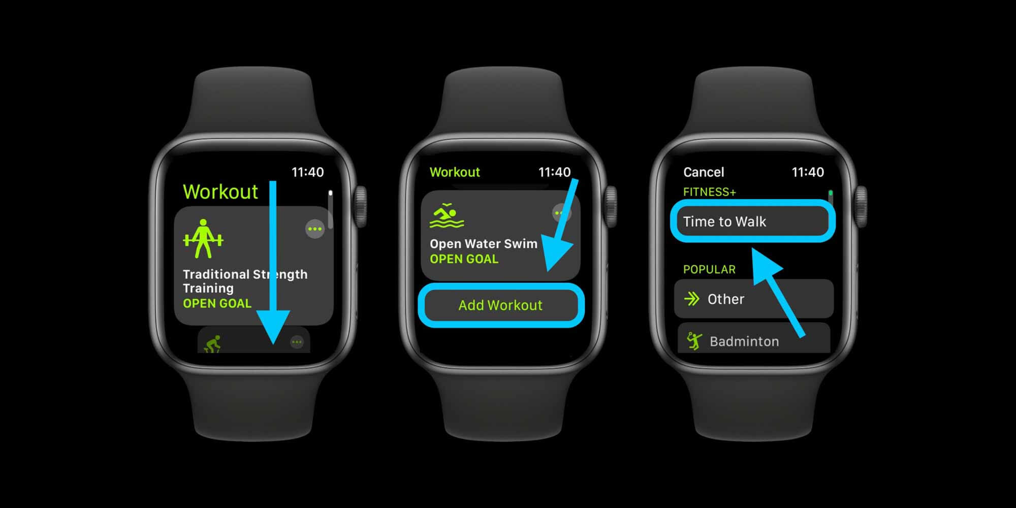 Как получить Time to Run на Apple Watch с Fitness+ — добавить обратно к Apple Watch