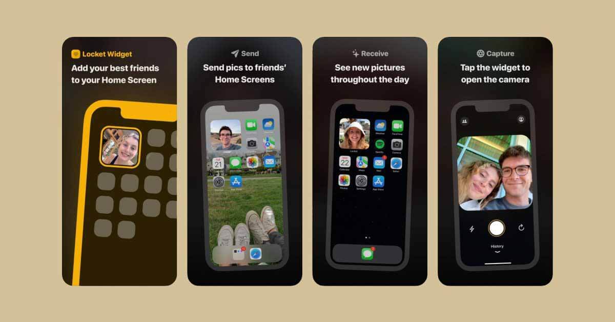 «Медальон» — это новое вирусное приложение, которое позволяет друзьям делиться фотографиями прямо на главном экране вашего iPhone.