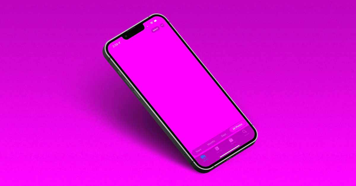 Ошибка с розовым экраном iPhone 13: вот как это исправить