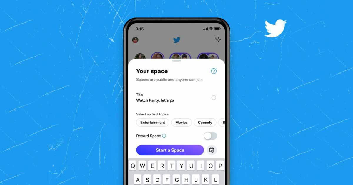 Twitter запускает опцию записи и воспроизведения Spaces для всех пользователей