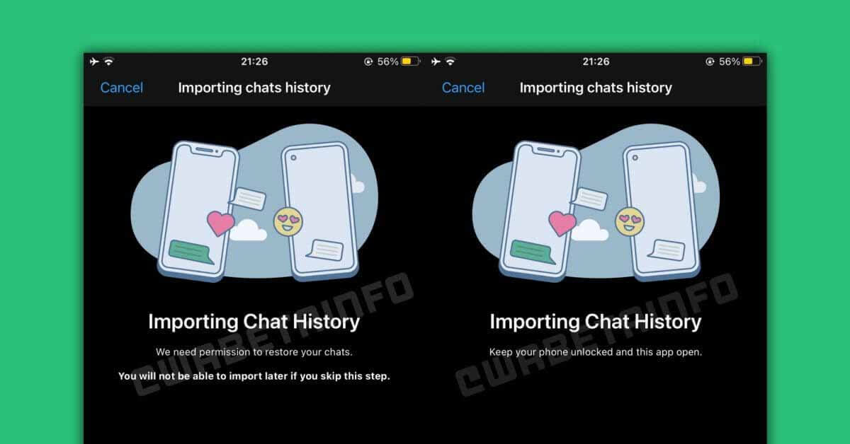 WhatsApp готовит расширенную миграцию чата с Android на iPhone, потребуется приложение «Move to iOS»