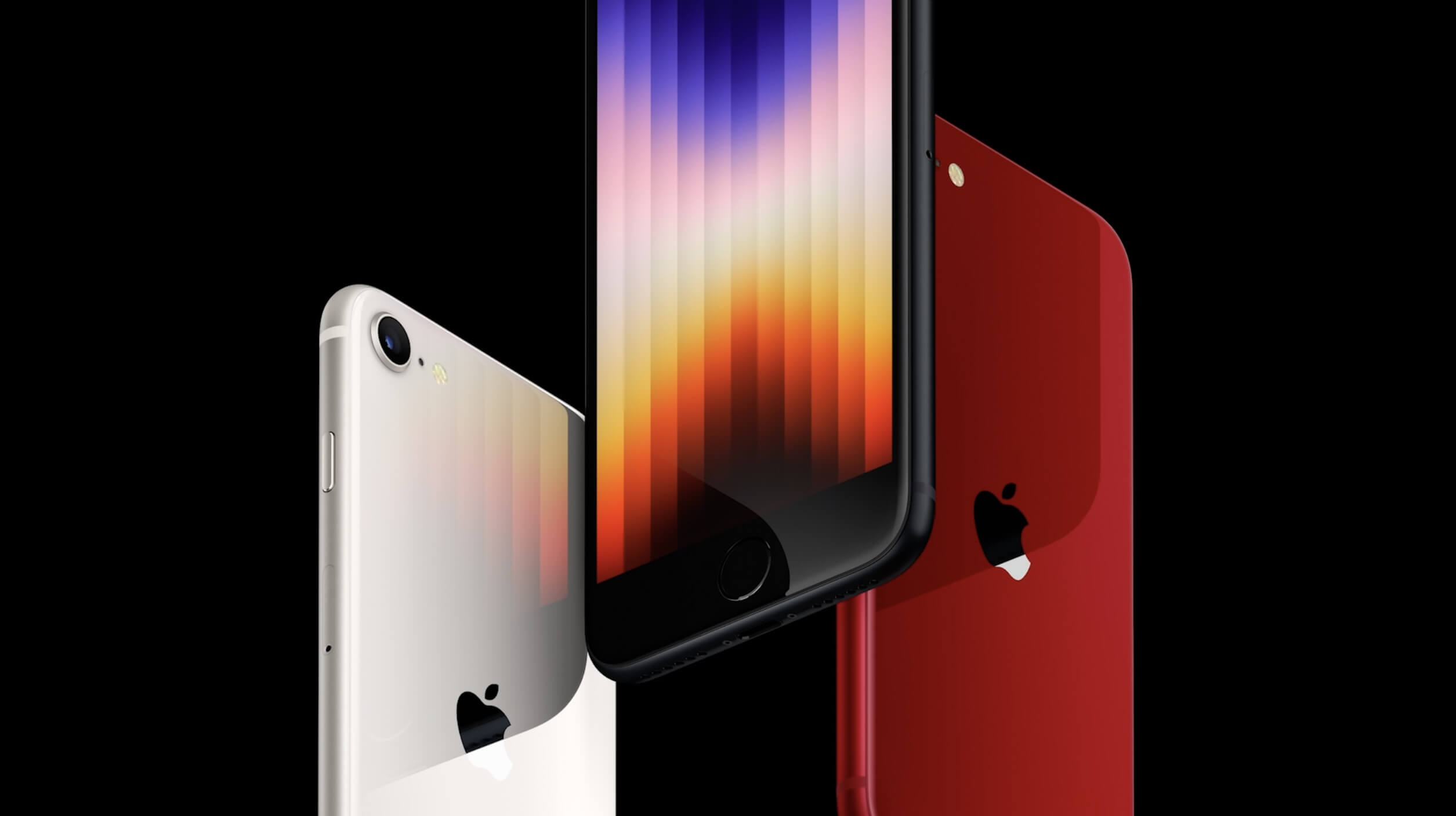 iPhone SE 3 и SE 2 цвета