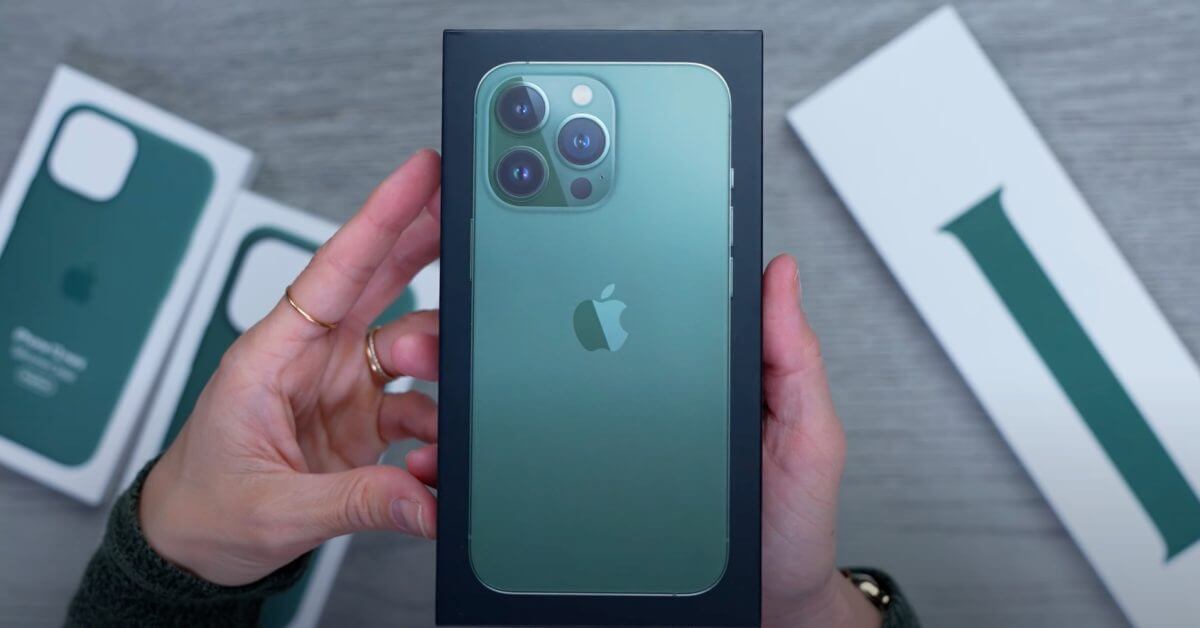 Обзор: более подробно рассмотрим новый зеленый дизайн iPhone 13 и iPhone 13 Pro.