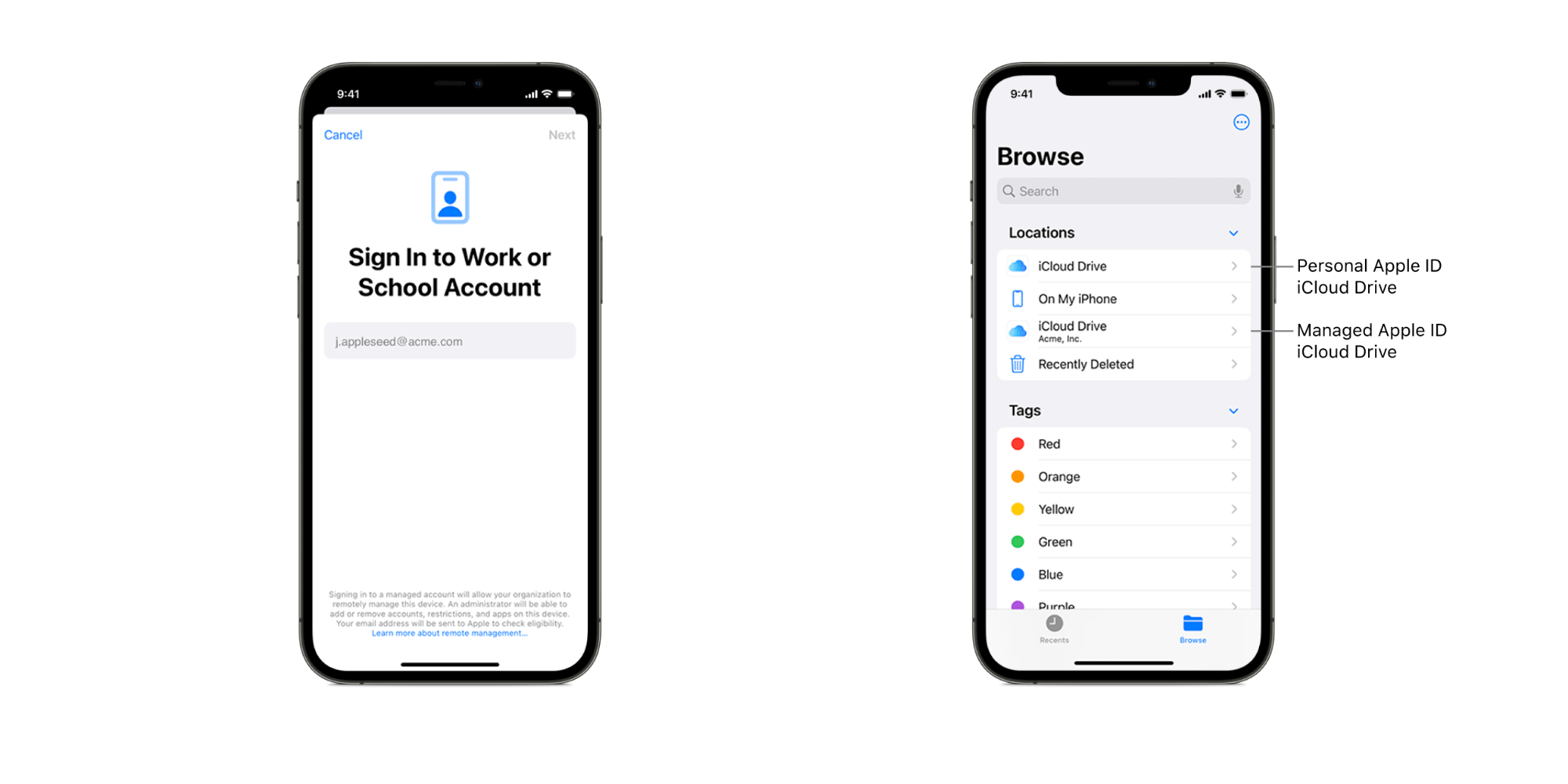 Apple @ Work: если я войду в управляемый Apple ID на личном устройстве,  сможет ли моя работа