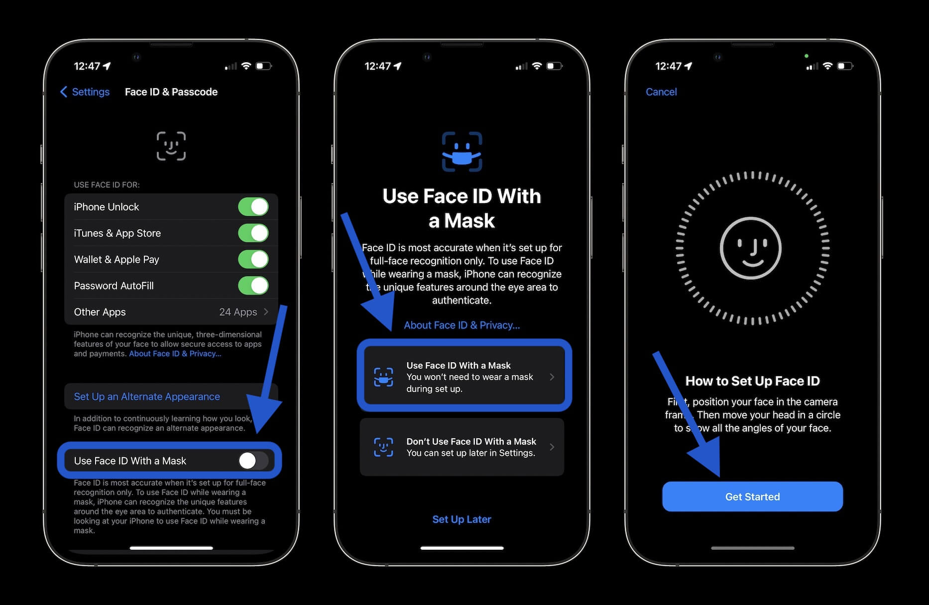 Face ID с маской: как использовать на iPhone