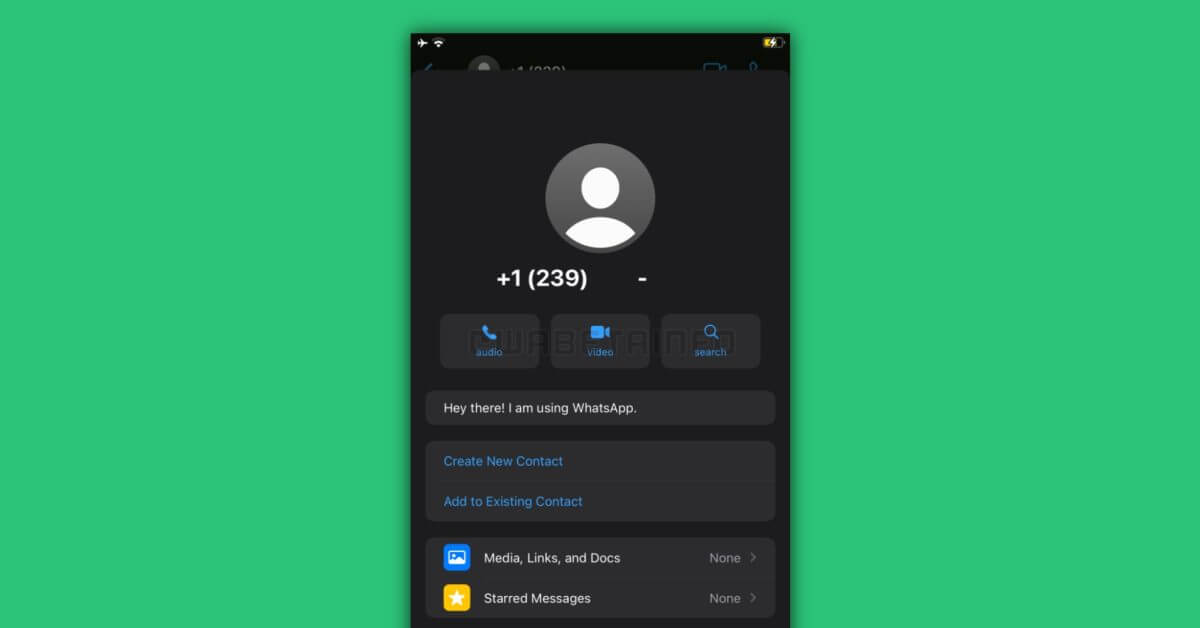 WhatsApp для iOS представит обновленную страницу контактной информации в будущем обновлении