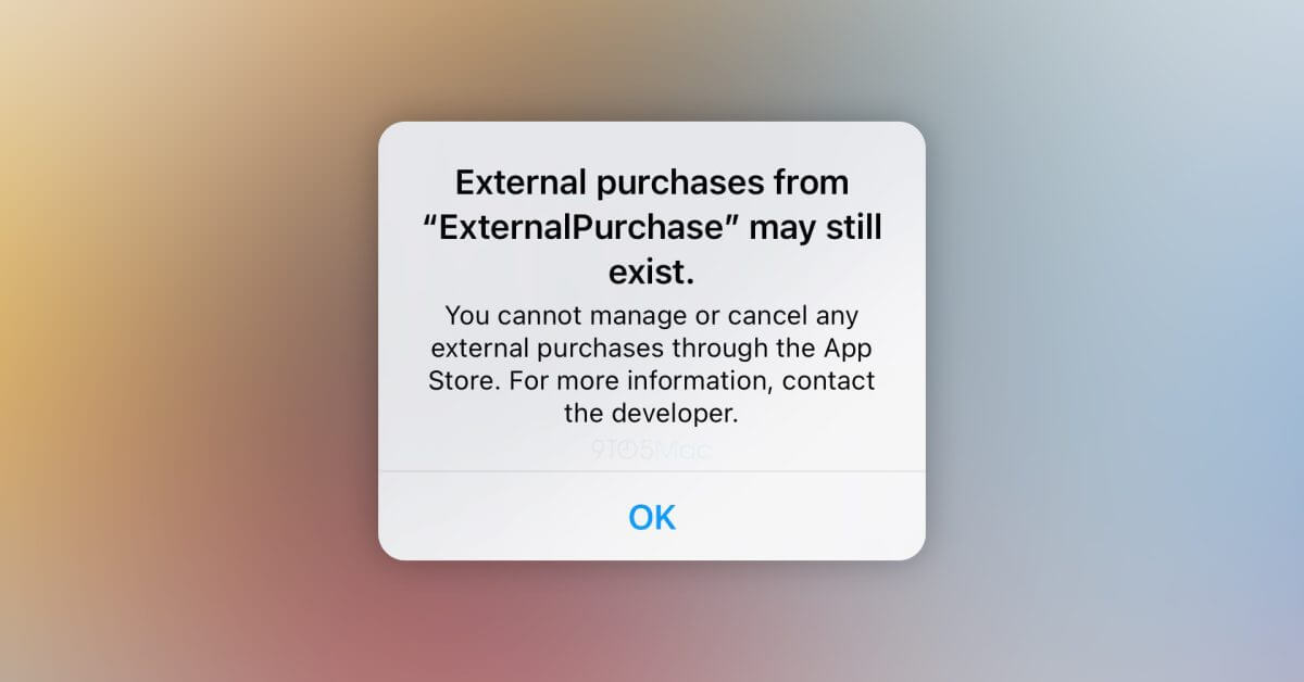 iOS 15.5 включает поддержку приложений с внешними покупками