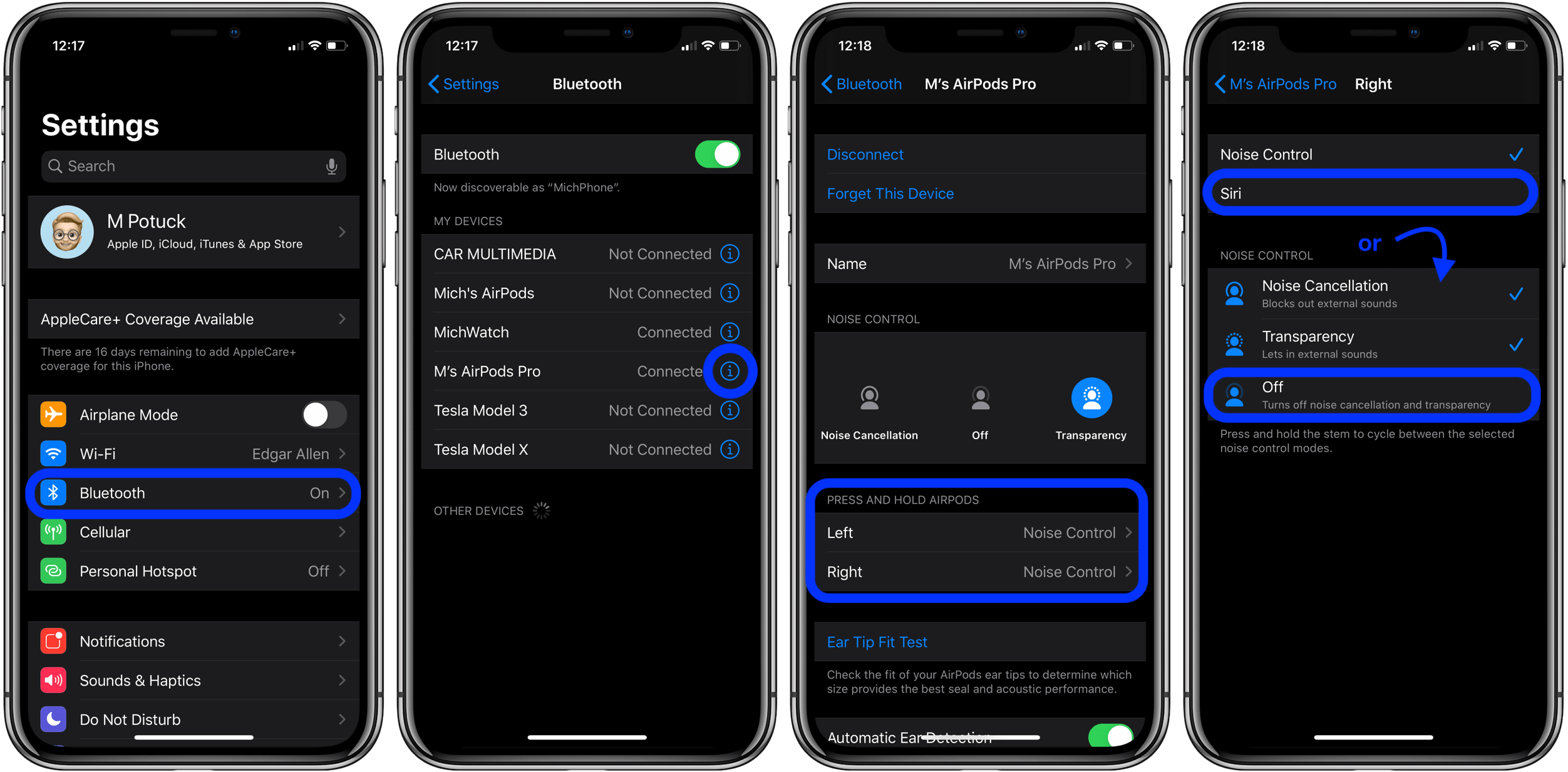 How to Customize the AirPods Pro Force Sensor Controls