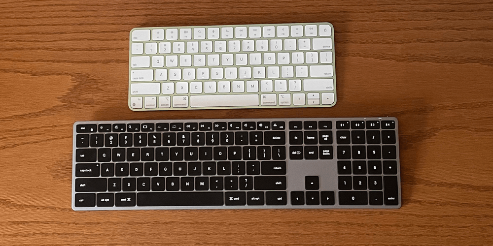 Satechi Slim X3 Bluetooth-клавиатура с подсветкой по сравнению с клавиатурой Apple Magic Keyboard
