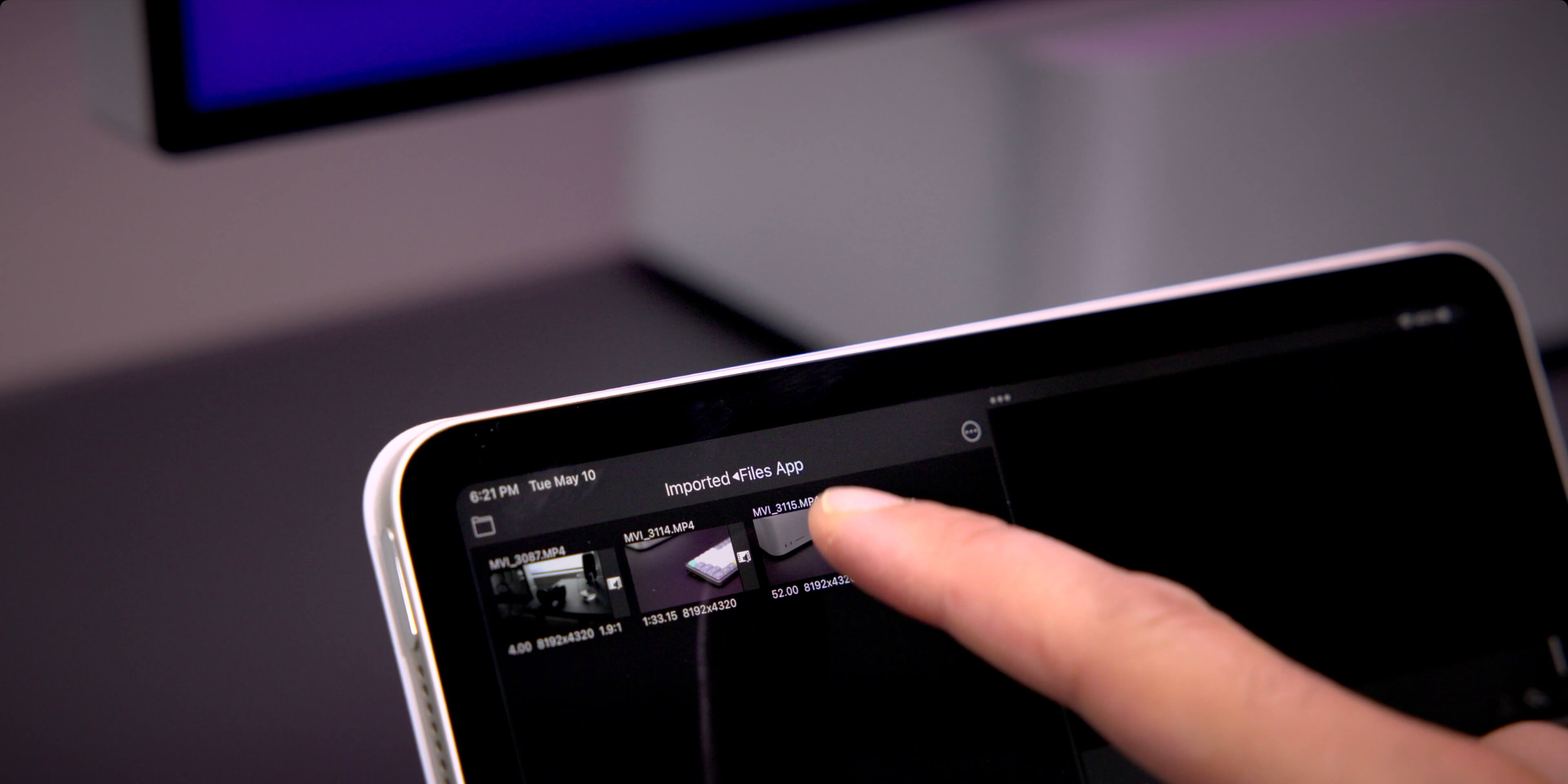 Редактирование материала 8K HEVC, снятого на Canon R5, в LumaFusion на iPad mini 6