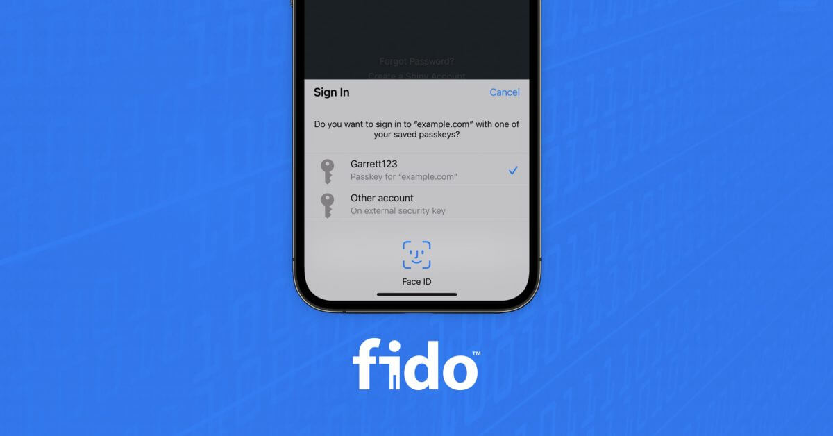 Apple расширит поддержку «беспарольного» входа в FIDO
