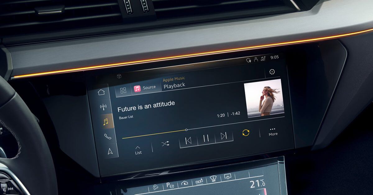 Интеграция Audi с Apple Music дает прямой доступ к моделям 2022 года