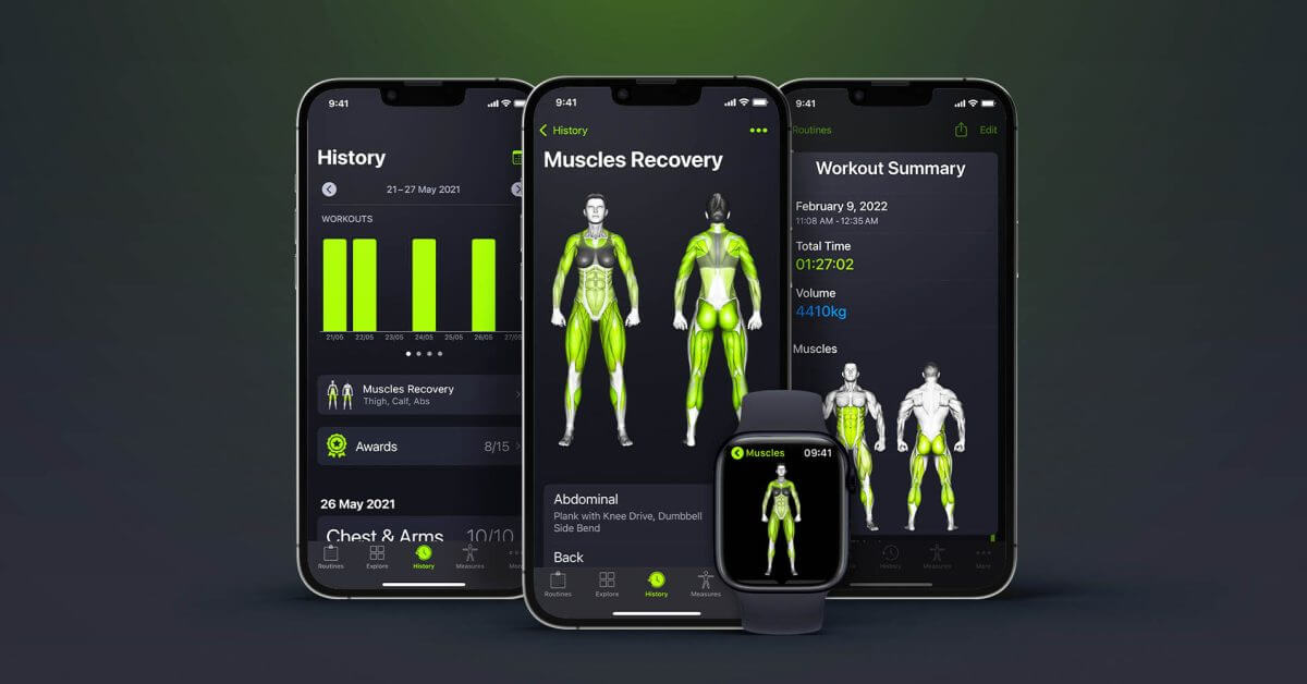 SmartGym для iOS, watchOS, Mac получает крупное обновление с таргетингом и восстановлением мышц, личными рекордами и многим другим