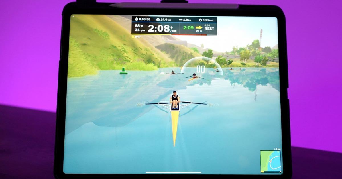 «Zwift для гребцов»: приложение EXR Rowing теперь также доступно на Apple TV