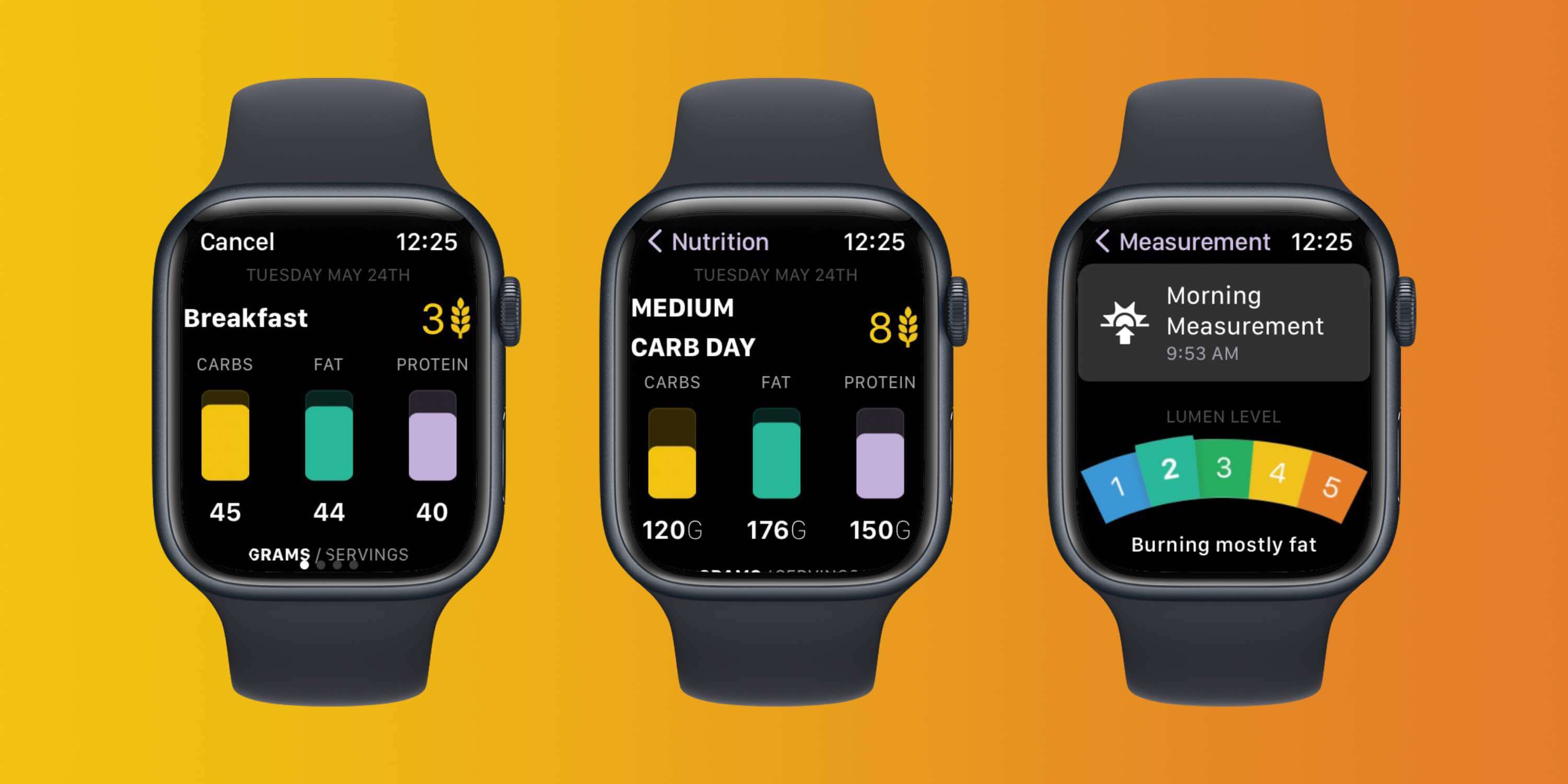 Метаболический анализатор Lumen Приложение Apple Watch