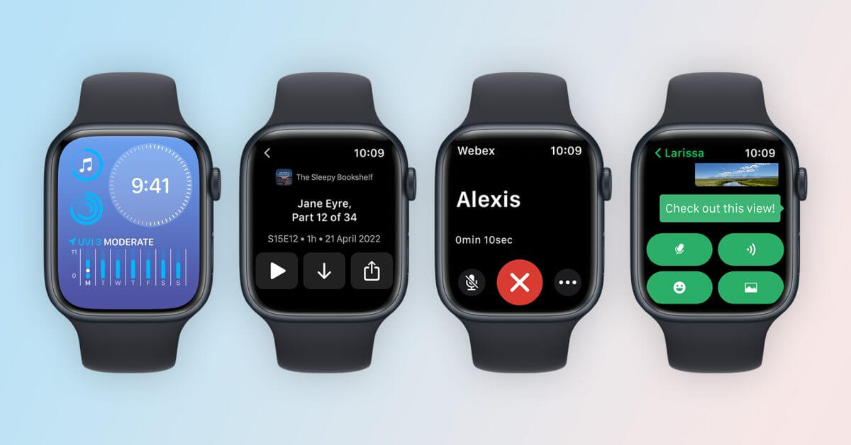 watchOS 9 добавляет API для совместного использования и VoIP на Apple Watch