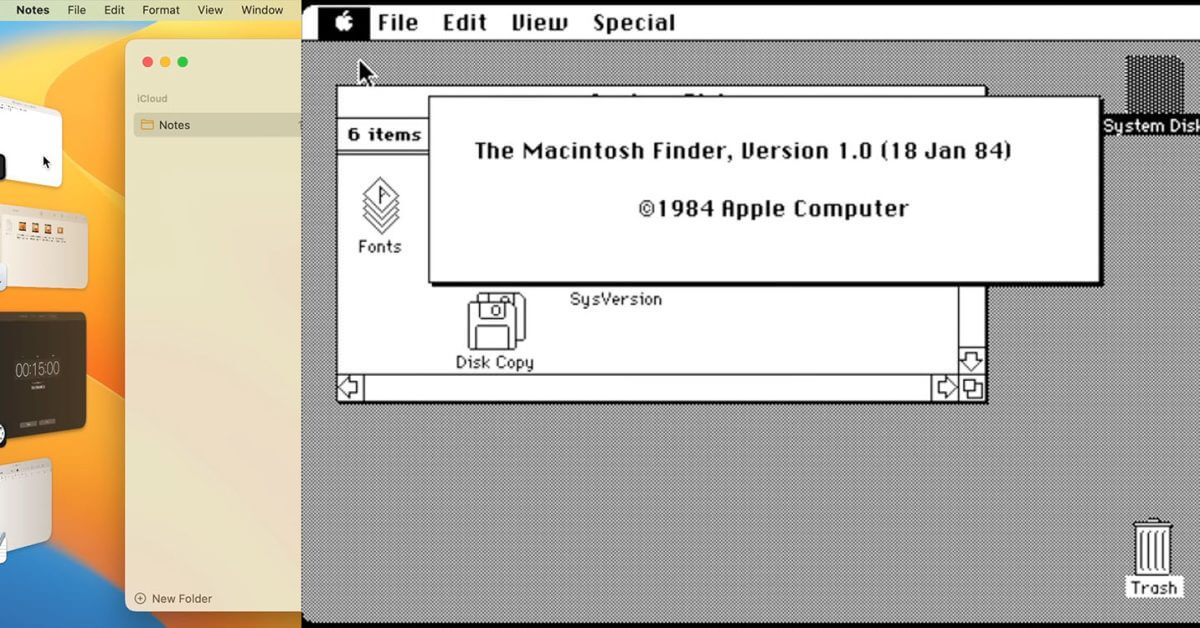 macOS с 1984 по 2022 год — видео