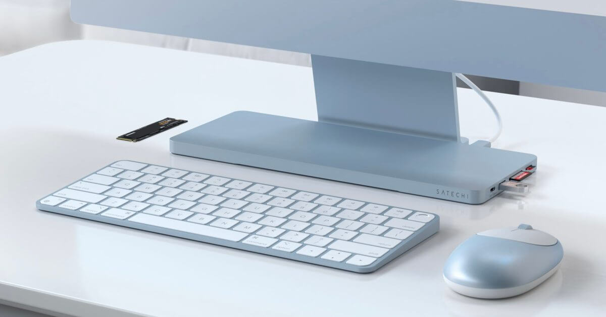USB-C Slim Dock: удобный концентратор Satechi для iMac