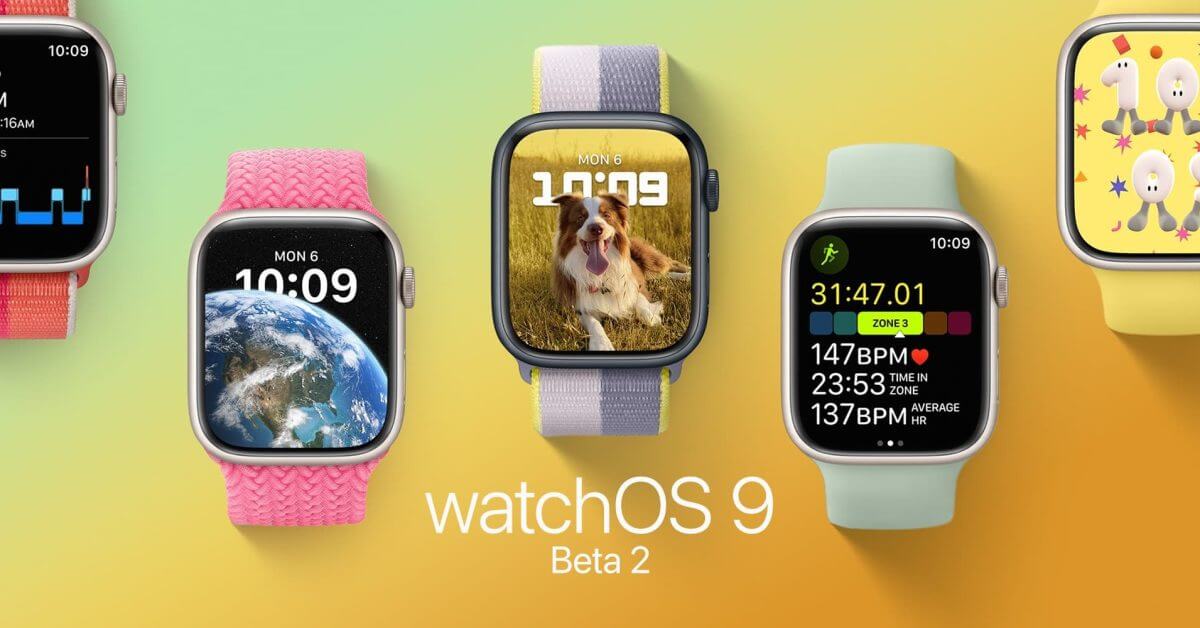 WatchOS 9 beta 2 теперь доступна для разработчиков