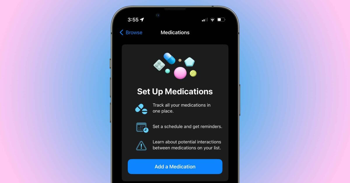 Отслеживание лекарств на iPhone: руководство по iOS 16