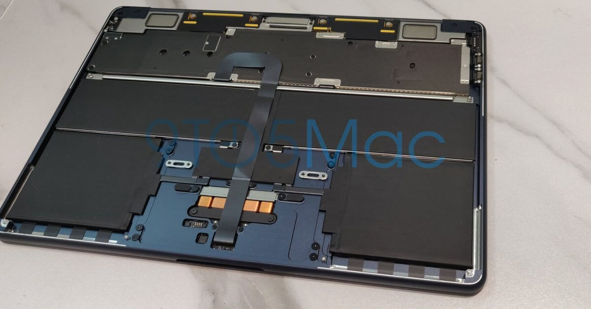 Эксклюзив: вот внутренности нового M2 MacBook Air