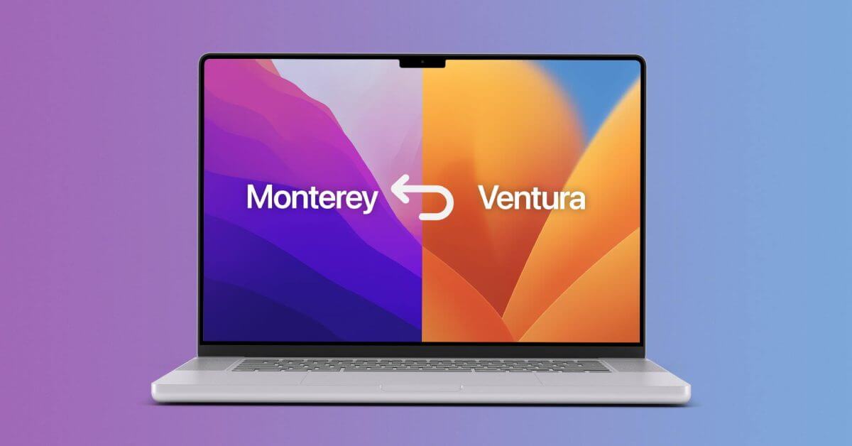 Удаление бета-версии macOS Ventura: переход с Mac на Monterey