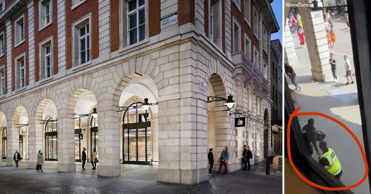 Ограбление Apple Store в флагманском магазине Covent Garden в Лондоне
