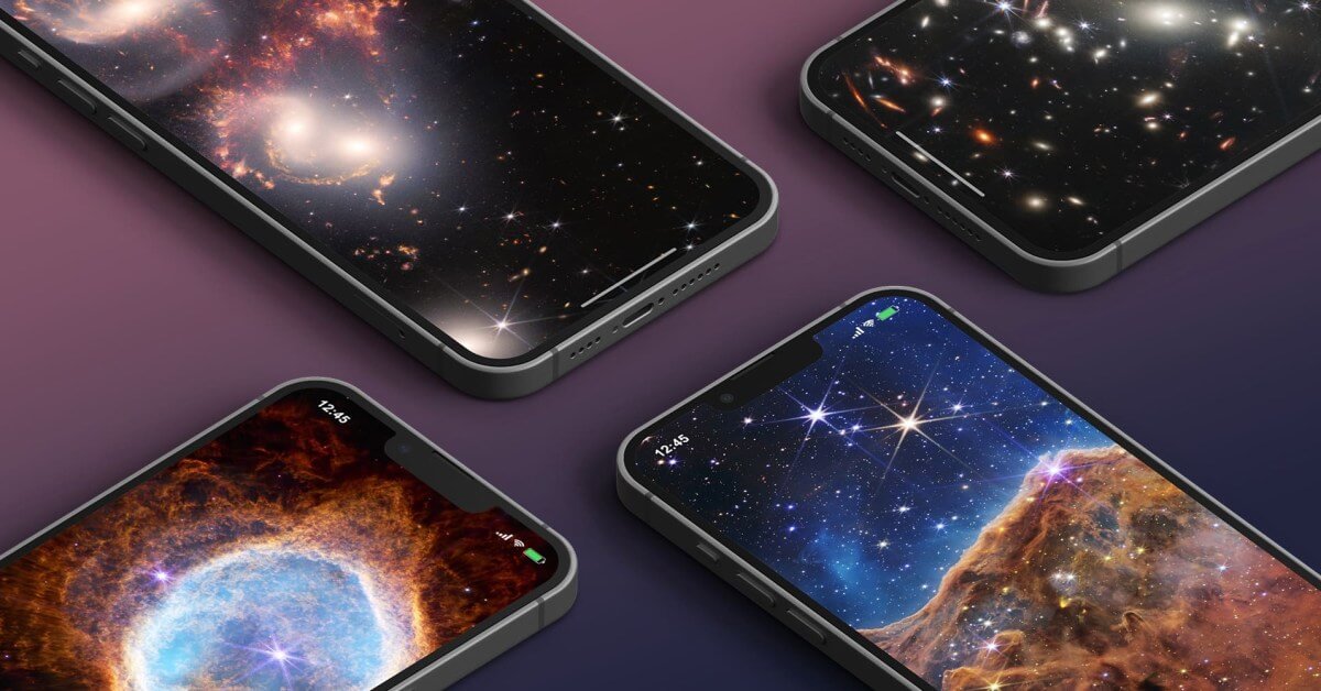 Загрузите оптимизированные для iPhone изображения космического телескопа Джеймса Уэбба в качестве обоев