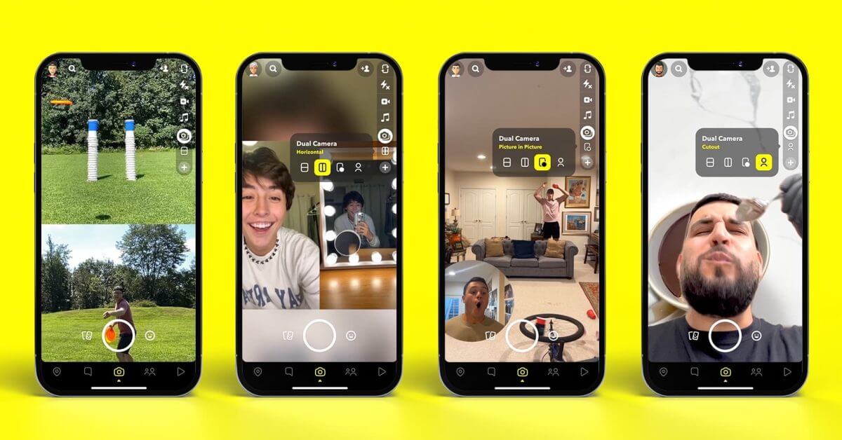 Snapchat добавляет поддержку двойной камеры, вот как ее использовать