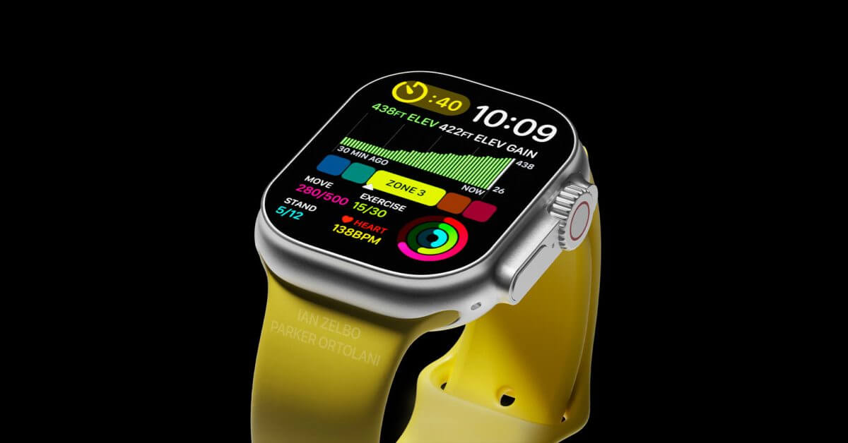 Изменения в дизайне Apple Watch Pro оживают в последних рендерах