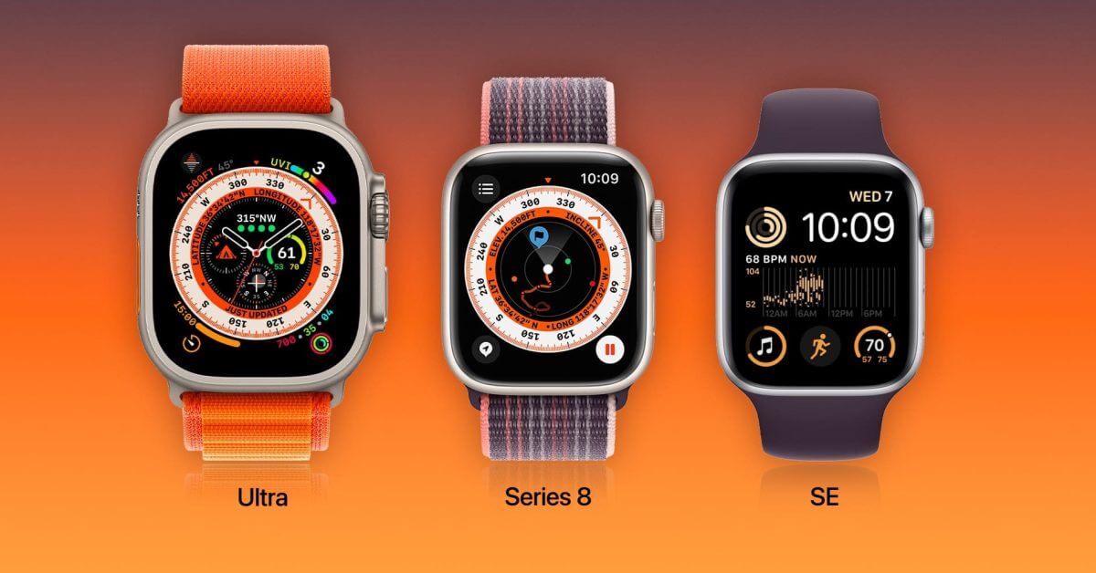 Apple Watch Ultra против Series 8, SE и других