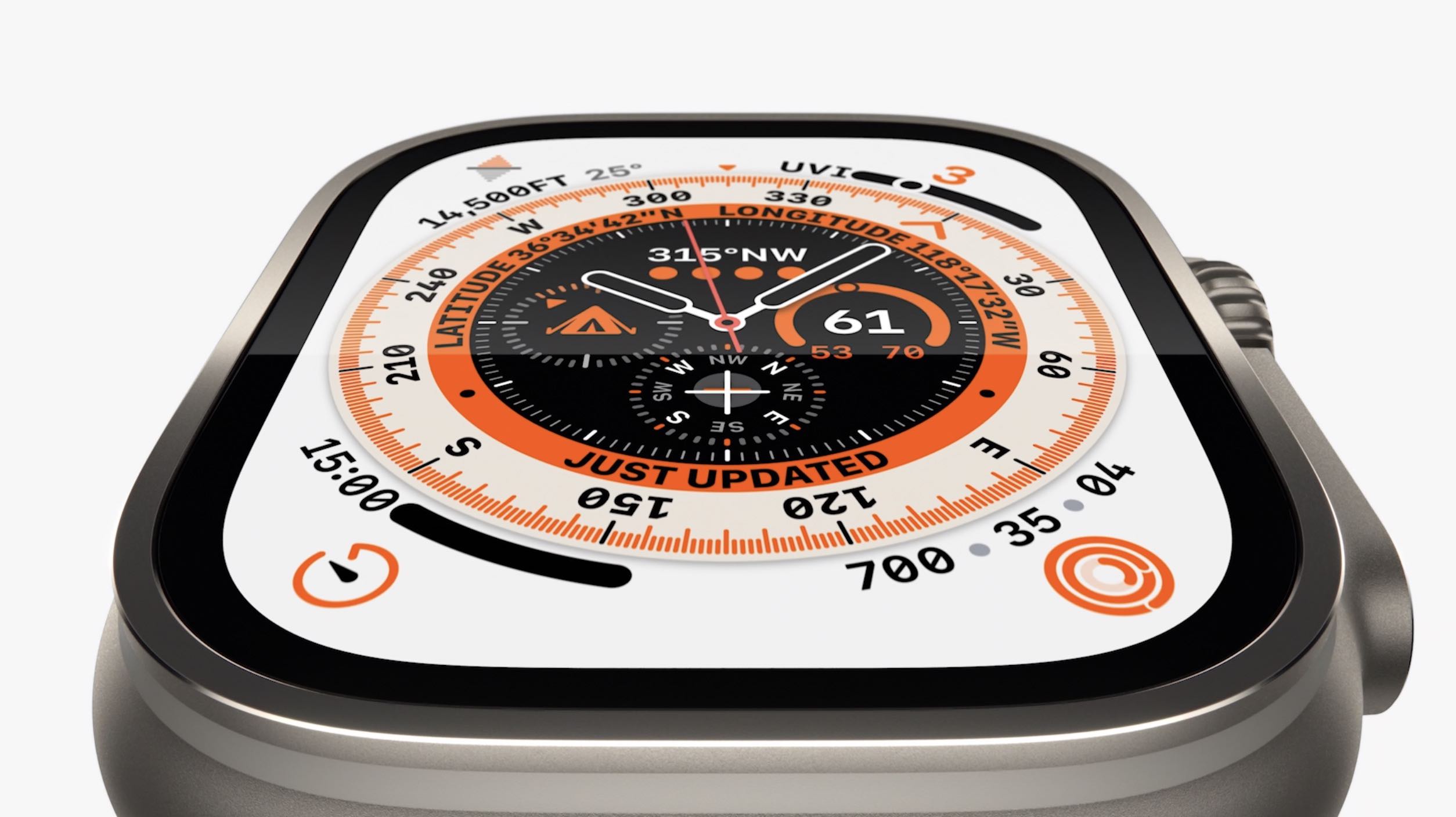 Apple Watch Ultra против дисплея Series 8 1
