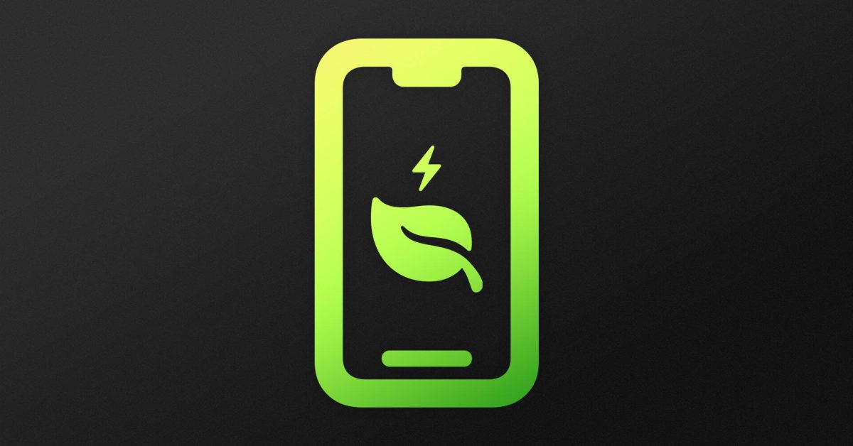 Подробности о функции «Зарядка чистой энергией» в iOS 16