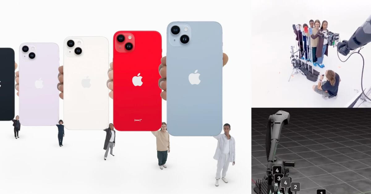 Видео показывает закулисную рекламу нового iPhone 14