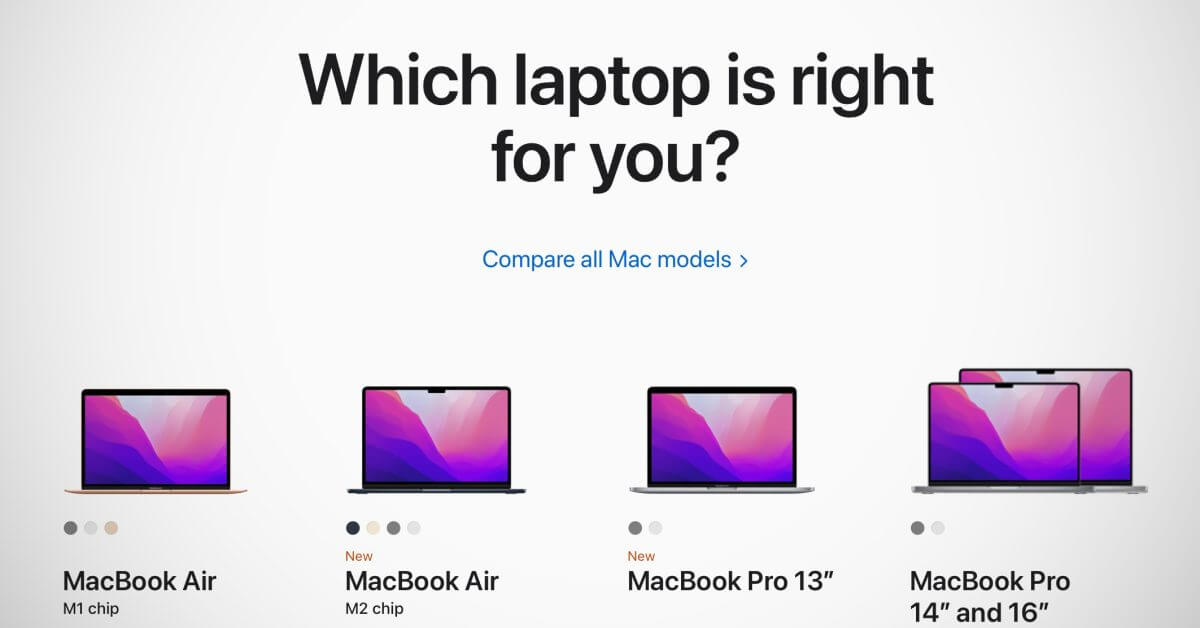 «Ноутбуки» Apple Mac становятся «ноутбуками» после смены бренда
