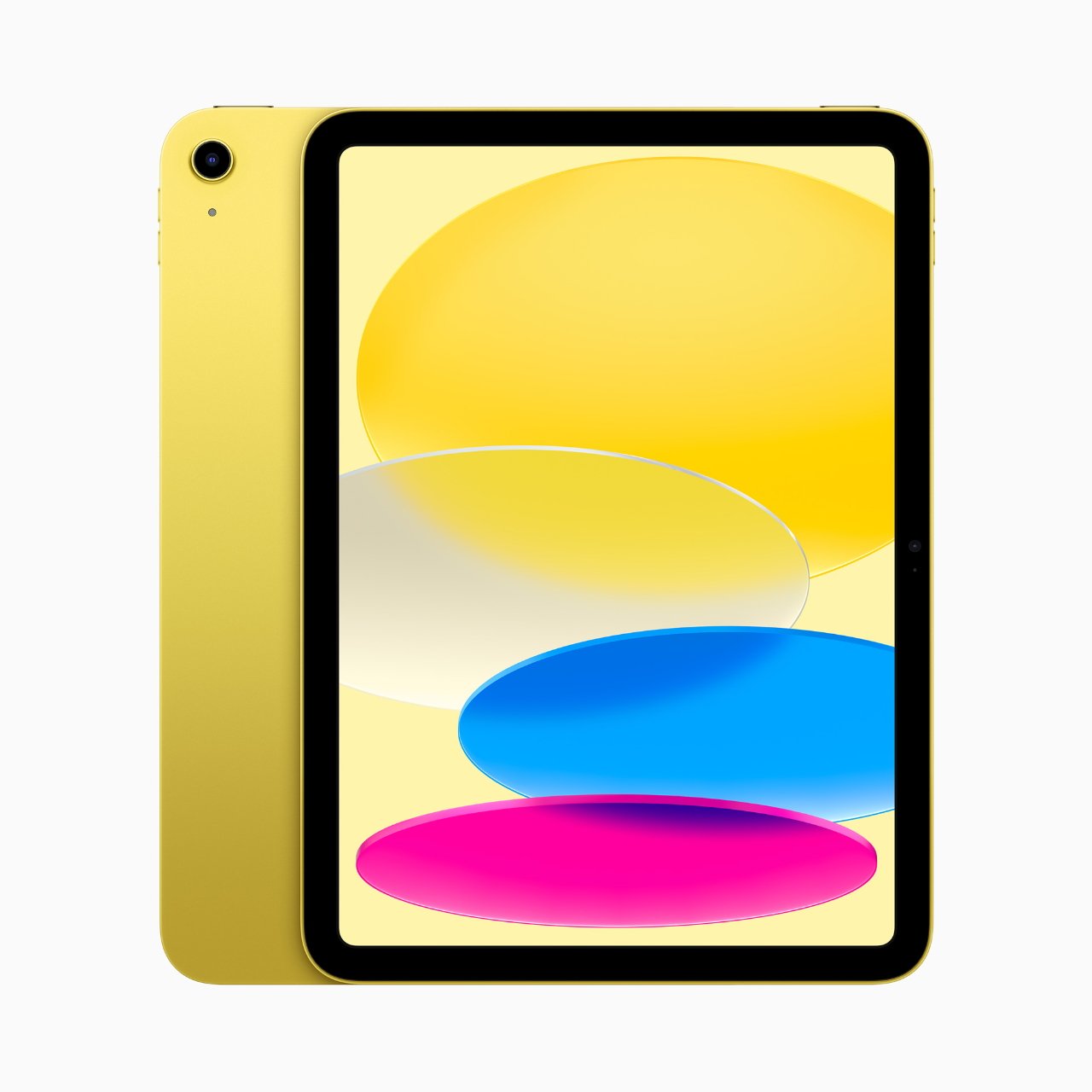 Новый iPad можно купить в желтом цвете.  Он очень желтый.