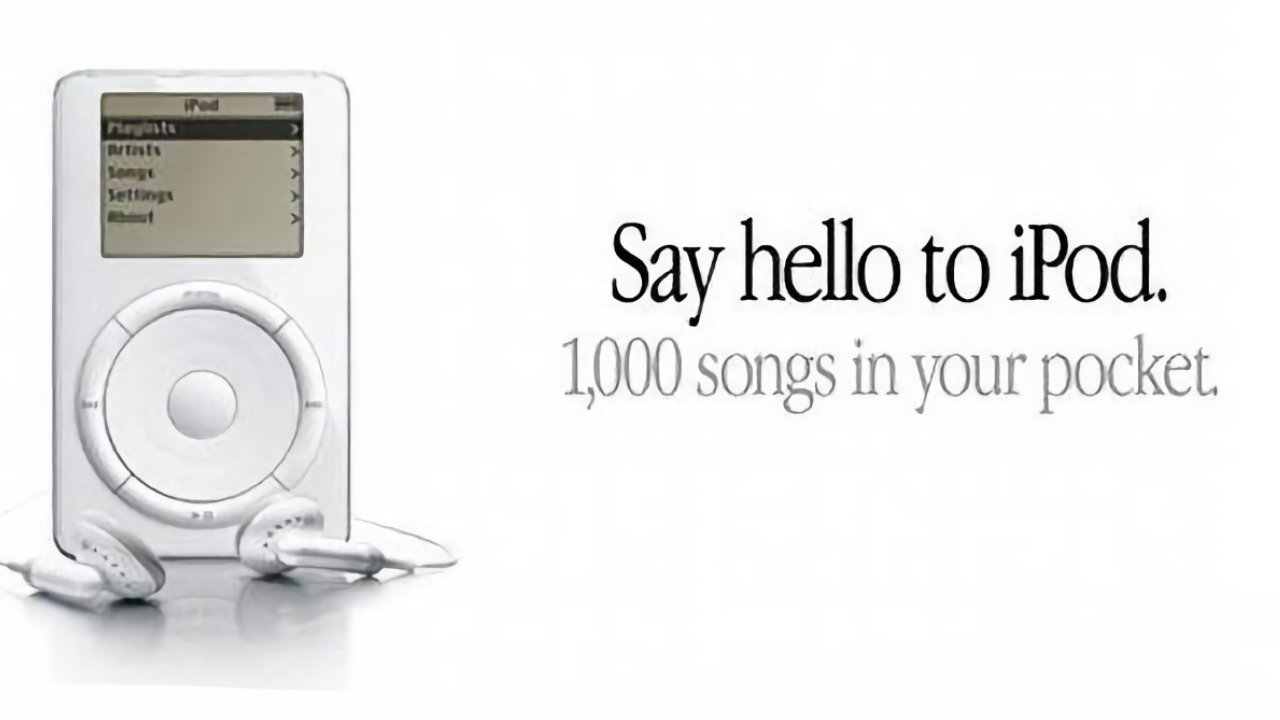 iPod мог вместить 1000 песен.  Apple Music теперь как 100 миллионов.