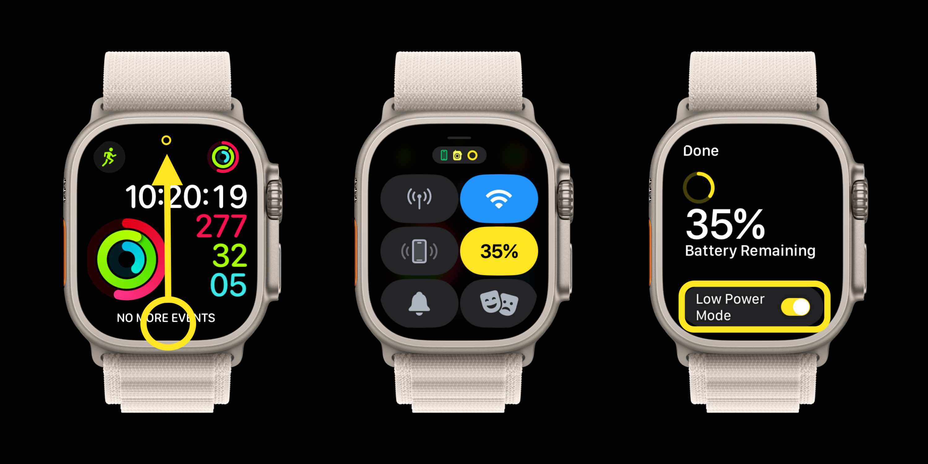 60 часов автономной работы Apple Watch Ultra 3