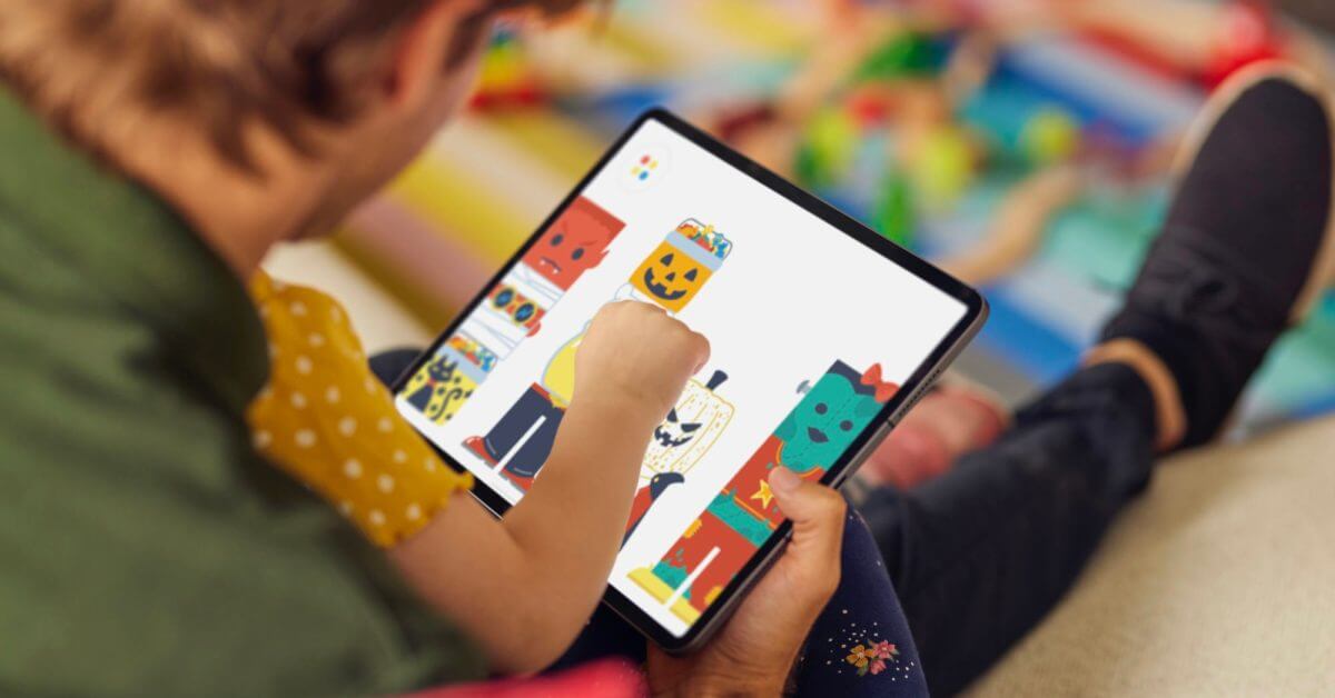 iOS-приложение Pok Pok Playroom для детей в духе Хэллоуина