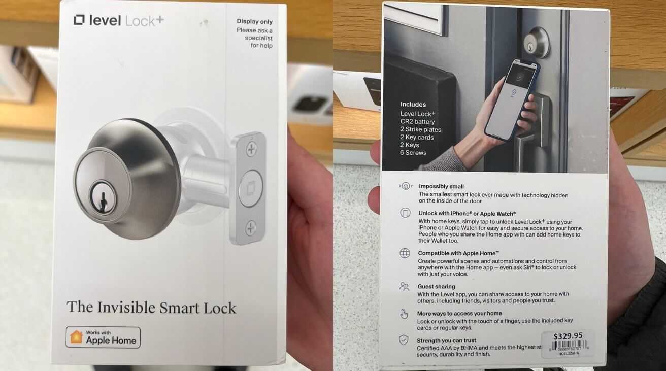 Level Lock+ с Home Key появился на некоторых полках Apple Store