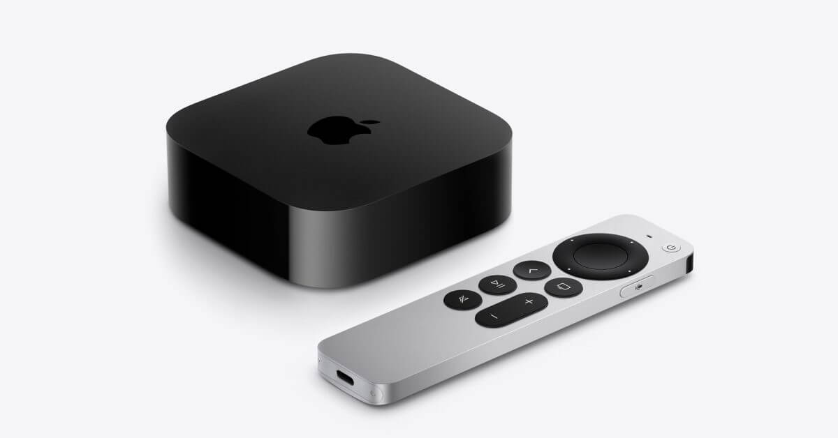 Новый Apple TV 4K не поставляется с зарядным кабелем для Siri Remote