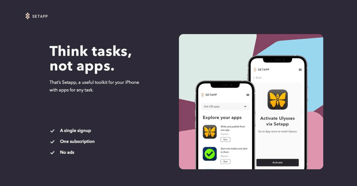 Setapp для iOS — все, что вам нужно знать пользователю или разработчику