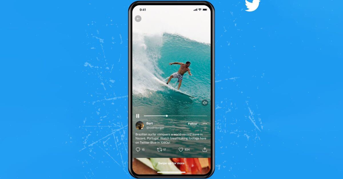 Twitter запускает полноэкранные вертикальные видео в стиле TikTok