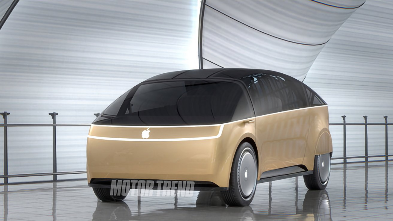 Этот концепт Apple Car от Motor Trend, по крайней мере, заимствует реалистичные аспекты дизайна.