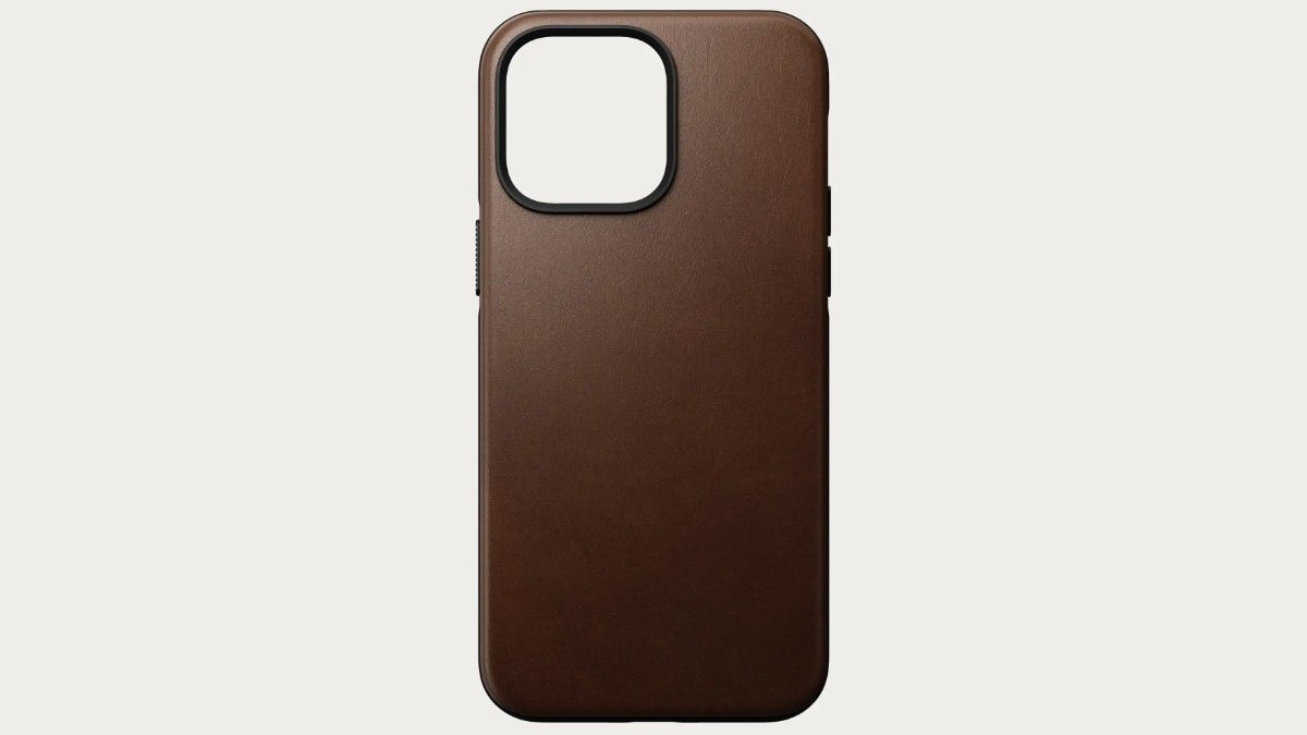Современный кожаный чехол Nomad для iPhone 14