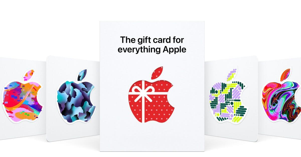 Apple представляет новый дизайн праздничных подарочных карт, действует расширенная политика возврата