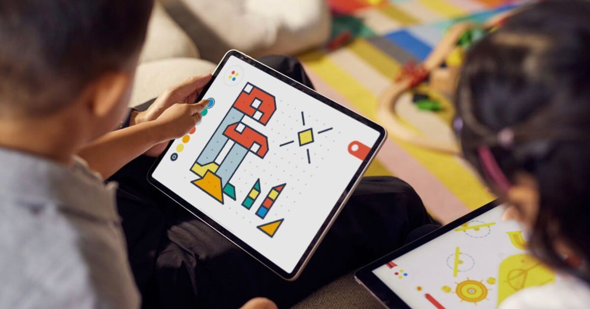 Приложение Pok Pok Playroom для iOS с эффектом присутствия для детей получило новую игрушку «Connect The Dots»