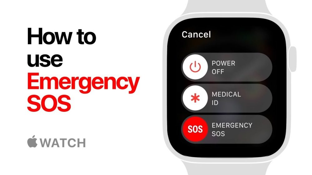 Apple Watch Экстренный вызов SOS